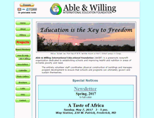 Tablet Screenshot of ableandwilling.org